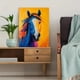 thumbnail image 5 of Qisvanset 12x16 Inch Colorful Abstract Horse Canvas Wall Art, Bold Animal Boho Farmhouse Horse Lover Home Decor, 5 of 8