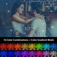 thumbnail image 2 of Lámpara de cristal, lámpara de mesa de cristal regulable de 6 vías con 16 colores RGB, control remoto, lámpara de mesa recargable con puerto de carga USB, lámpara de cristal de San Valentín para sala JAMW Sencillez, 2 of 5