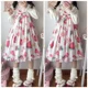 thumbnail image 1 of Vestido Lolita Kawaii japonés para mujer, falda de fiesta, trajes de Cosplay de fresa Jsk, tirantes, ropa Y2k, 1 of 3