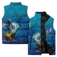 thumbnail image 3 of Chaqueta sin mangas con estampado 3D para hombre, chaqueta cálida para deportes al aire libre, ciclismo, chaqueta informal de moda para hombre, 3 of 4