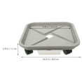 Plant Tray with Builtin Water Container Rolling Planter Trolley with