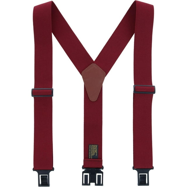 Perry Suspenders Bretelles Élastiques 2 Pouces de Large à Crochet et Extrémité (Tailles Longues Offertes)