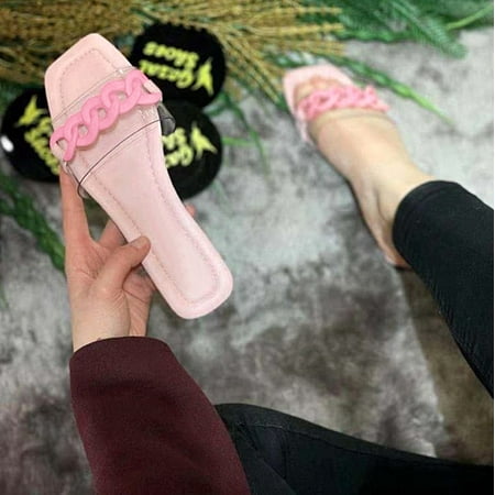 

HIBRO Women s Summer Slip-On Flat Beach Open Toe Breathable Sandals Slippers Shoes