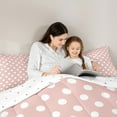 thumbnail image 3 of Erosebridal Polka Dots Bedding Comforter Set, Circle Geometric Comforter Sets, Modern Simple Reversible Down Comforter, Microfiber Bedroom Decor, 2 Pieces, 3 of 7