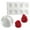 A, variant on Sunjoy Tech Dessert Mold Food Grade BPA Free Non-stick Heat-Resistant Christmas Tree Themed Mousse Chocolate Baking Mold