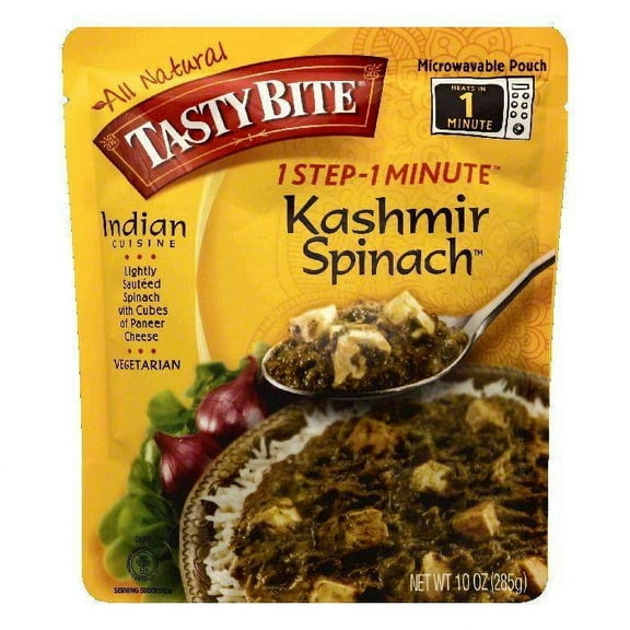 Tasty bite kashmir spinach, 10 oz, (pack of 6)