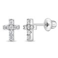 thumbnail image 1 of Pendientes In Season Jewelry de plata de ley 925 para niñas, 1 of 7