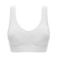 thumbnail image 4 of Large Size Seamless Racerback Sports Bra - No Padding No Wire Lightweight Nylon & Spandex for Maximum Support & Comfort, 4 of 10