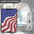 thumbnail image 5 of Psesaysky RV Door Window Shade Cover Privacy and UV Rays Protection Blackout Shades Novelty American Flag RV Interior Accessories 17.3x26 inch, 5 of 7