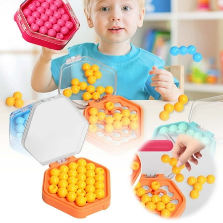 

Smart Puzzle Mini Pinball Intellectual Development Pocket Beads Children s Puzzle Tabletop Toy for Boys 3 Pool for Boys for Children Age 5-7 Boy Building for Toddlers 3-5 Little Girl Pole And Tackle
