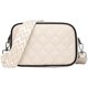 thumbnail image 1 of LHSHID Women Quilted Crossbody Bag PU Leather Shoulder Bag Camera Purse Square Snapshot Bag Satchel Bag, 1 of 7