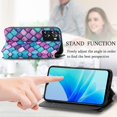 thumbnail image 3 of Compatible With Oppo A57 4g Case Colorful Wallet Card Slot Pu Leather Kickstand Magnetic Rfid Blocking Cover, 3 of 3