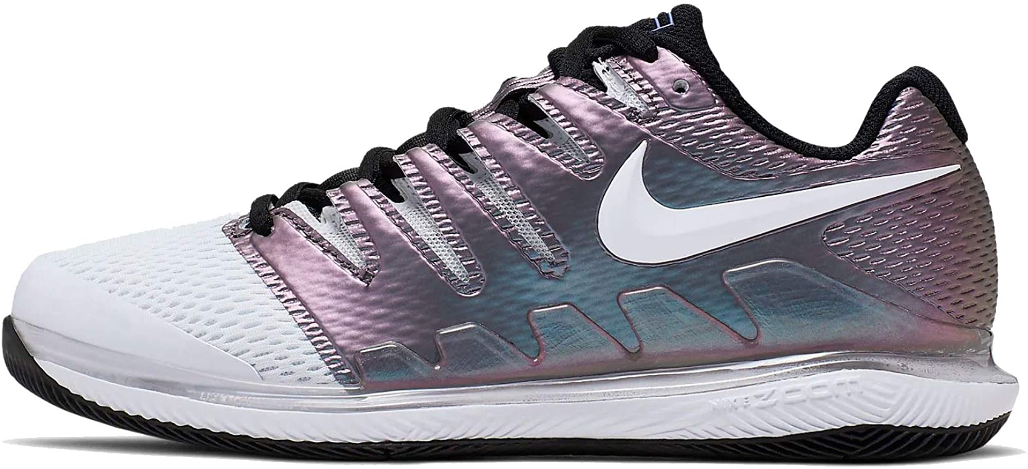 nike women's air zoom vapor x tennis shoes wheat and black