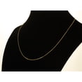 thumbnail image 3 of Ariana Lucci 14K Gold Filled Italian-Made Box Chain Necklace for Women and Men, Thin 0.8mm Non Tarnish, Timeless Classic Box Chain Pattern, 24", 3 of 7