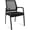 Fixed back, variant on KLASIKA Waiting Room Chairs with Wheels, Adjustable Mesh Backrest, Desk Chair with Ergonomic Lumbar Support and Thickened Seats Cushion, Black