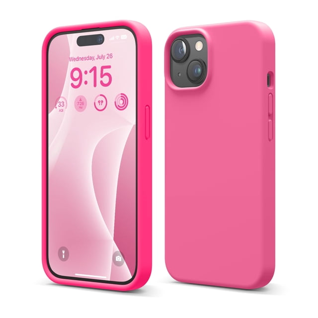 Funda de teléfono Elago compatible con iPhone 15 de silicona líquida