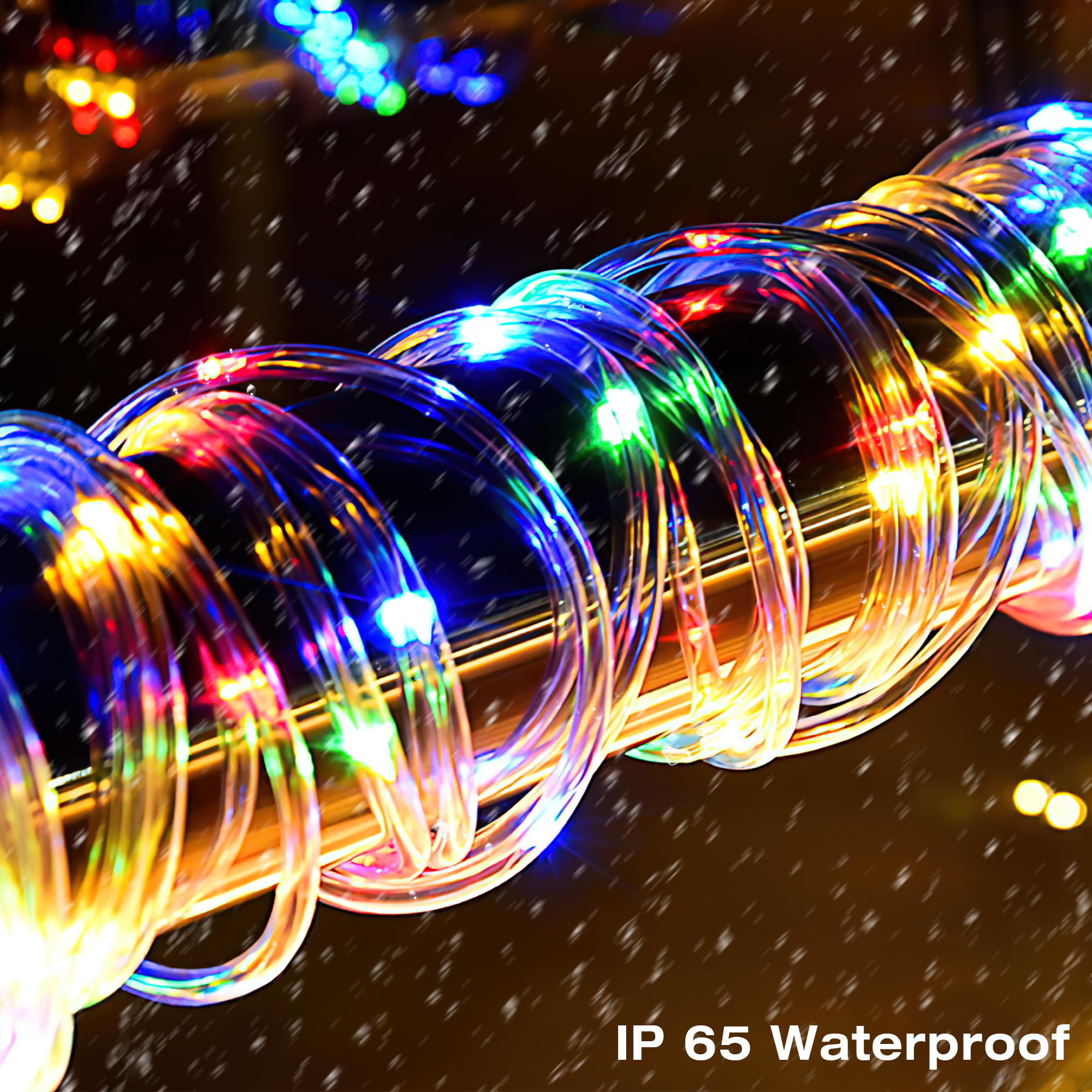 DAYBETTER 33-Foot Solar Outdoor Rope Lights with 100 LEDs photo 2