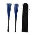 thumbnail image 5 of Almencla Drum Brushes Nylon Wire Brushes Extendable with Handle Convenient Percussion Accessories Gifts for Playing Drum Kit Jazz Drum Blue, 5 of 8