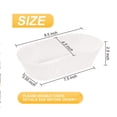 thumbnail image 4 of Loaf Bread Baking Liners, Disposable Paper Loaf Bread Pan Liners, Loaf Bread Tin Liners, 80 Pieces（White）Great for Christmas, 4 of 8