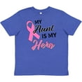 thumbnail image 3 of Inktastic My Aunt is my Hero- Breast Cancer Awareness Youth T-Shirt, 3 of 5