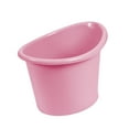 thumbnail image 3 of Cubo de baño,Cubo de baño Bañera Bañera,Bañera portátil con asiento para sentarse y sumergirse,Cubo de bañera para bañera infantil,Cubo de bañera Cubo de ducha rosa, 3 of 8