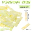 thumbnail image 2 of Stained Glass Strip, Iridescent Yellow Mosaic Tiles 200g/7.05 oz, 2 of 6