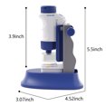 thumbnail image 3 of JikouIivo Portable Pocket Handheld Microscope Toys, Interactive Learning, Mini High-definition Optical Microscope, Outdoor Science Nature Exploration Toys For Students, 3 of 7