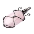 thumbnail image 3 of Colgante de cristal Yinane Rosado Colgantes de cristal sinuoso, 3 of 8