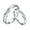 C, variant on Forever Love Couple Wedding Lover Silver Color Rings P8 New O0J6~ Clearance