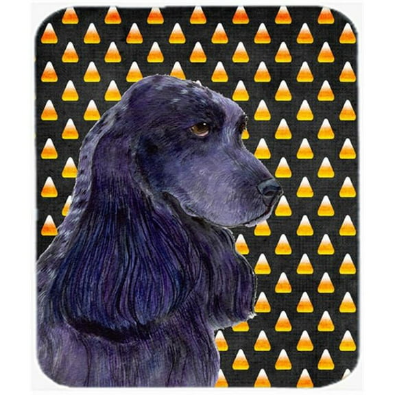 Cocker Spaniel Candy Corn Halloween Portrait Mouse Pad, Hot Pad Or Trivet