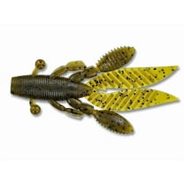 Yamamoto Baits Flappinft Hog Creature Bait, 7, 3.75in, Green Pumpkin with Large