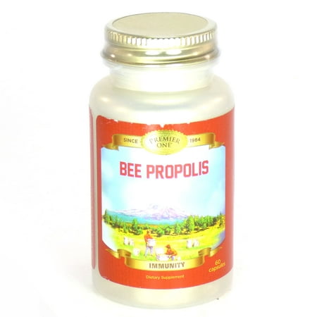 Premier One Products Premier One  Bee Propolis, All Natural, Dietary Supplement, 60