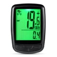 thumbnail image 1 of Ordinateur de Cyclisme Sans Fil, Compteur de Vitesse pour Vélo, Ordinateur de Cyclisme Étanche avec Capteur de Vitesse, Rétroéclairage LED, Réveil Automatique, 1 of 8