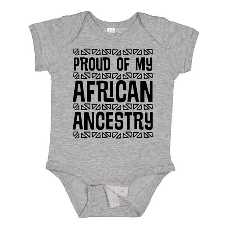 

Inktastic Black History Proud African Ancestry Gift Baby Boy or Baby Girl Bodysuit