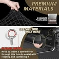 thumbnail image 5 of Truck Bed Cargo Net Compatible with Pickup Truck Bed Organizer Stretchable 4'x4' to 7'x7' High Elastic Heavy Duty Upgraded Reinforced Storage Net with 10 Metal Carabiners (Single Layer), 5 of 7
