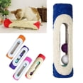 thumbnail image 3 of Rolling Scratch Post Mascota Gato Gatito Gatito Juguete Sisal Atrapado BallTraining Hugtrwg Para estrenar, 3 of 6