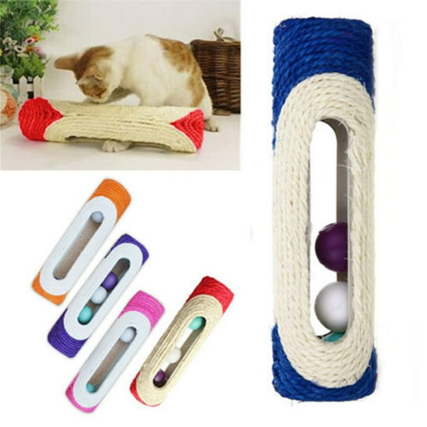 Pet Cat Kitten Kitty Toy Rolling Sisal Scratching Post Atrapado BallTraining Tmvgtek 9rt5uw9hr8ld0