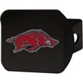 thumbnail image 1 of Fanmats 22640 Arkansas Razorbacks Cubierta De Enganche De Metal Negro - Emblema De Color 3D, 1 of 5