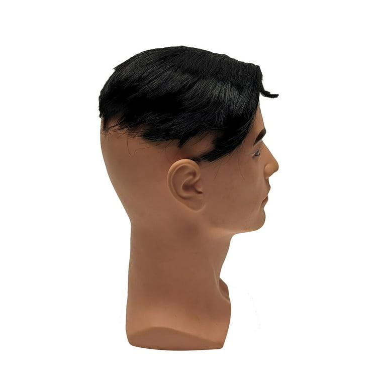 Black Toupee Men Fake Wig Male Hair Piece Topper Cosplay Funny Halloween Costume Black Toupee Men Fake Wig Male Hair Piece Topper Cosplay Funny Halloween Costume