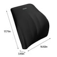 thumbnail image 3 of BCZHQQ Lumbar Support Pillow for Office Chair,Memory Foam Low Back Support for Car,Back Pain Relief,Ergonomic Back Cushion for Desk Chair,Gaming Chair,Adjustable Strap and Washable Cover, 3 of 8