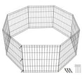 Dog Playpen Large Crate Fence Pet Play Pen Exercise Cage 24 Inch 8