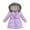 Light Purple, variant on Yindaity Boys Girls Rain Jacket Lightweight Waterproof Hooded Lined Raincoat Windbreakers for Kids Baby Girl Clothes Light Purple,2-3 Years