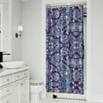 thumbnail image 2 of Vintage Artistic Aesthetic Shower Curtain 36x72 Inches Quick-Dry Polyester Curtain with Plastic Hooks Boho Tribal Rustic Style, 2 of 5