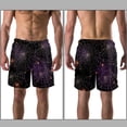 thumbnail image 3 of luoweisi Men's Beach Shorts Quick Dry Swim Trunks with Mesh Lining Halloween Spider Web S, 3 of 5