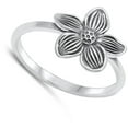 thumbnail image 4 of Buttercup Flower Justice Peace Ring .925 Sterling Silver Band Jewelry Female Male Unisex Size 9, 4 of 4