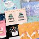 thumbnail image 5 of Tarjetas de felicitación de cumpleaños 50/24 con sobres, pegatinas, tarjetas de cumpleaños, juego a granel, 5 of 9