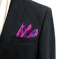 thumbnail image 4 of Mosey 3Pcs/Set Men Exquisite Plum Pattern Tie Pocket Scarf Cufflinks Set Vibrant Color Tie Handkerchief Brooch Cufflinks Set Suit Accessories, 4 of 8