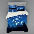 thumbnail image 2 of Ambesonne Saying Bedding Set 3 Pcs, Dreams Night Wish, Twin, Multicolor, 2 of 3