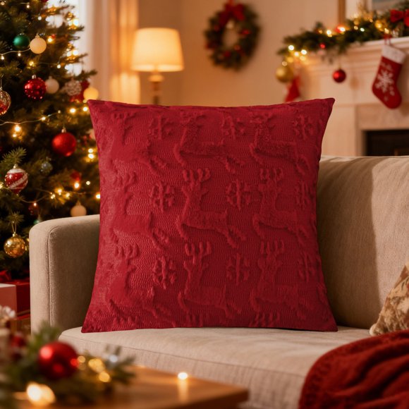 Christmas Pillow Covers Plaid Throw Pillows 18x18 Spring Summer Decorative Pillow Decor For Couch Sofa And Porch Chair
