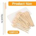 thumbnail image 2 of 100-Pack Biodegradable Bamboo Sticks for Multipurpose Use Eco-Friendly Solution, 2 of 7